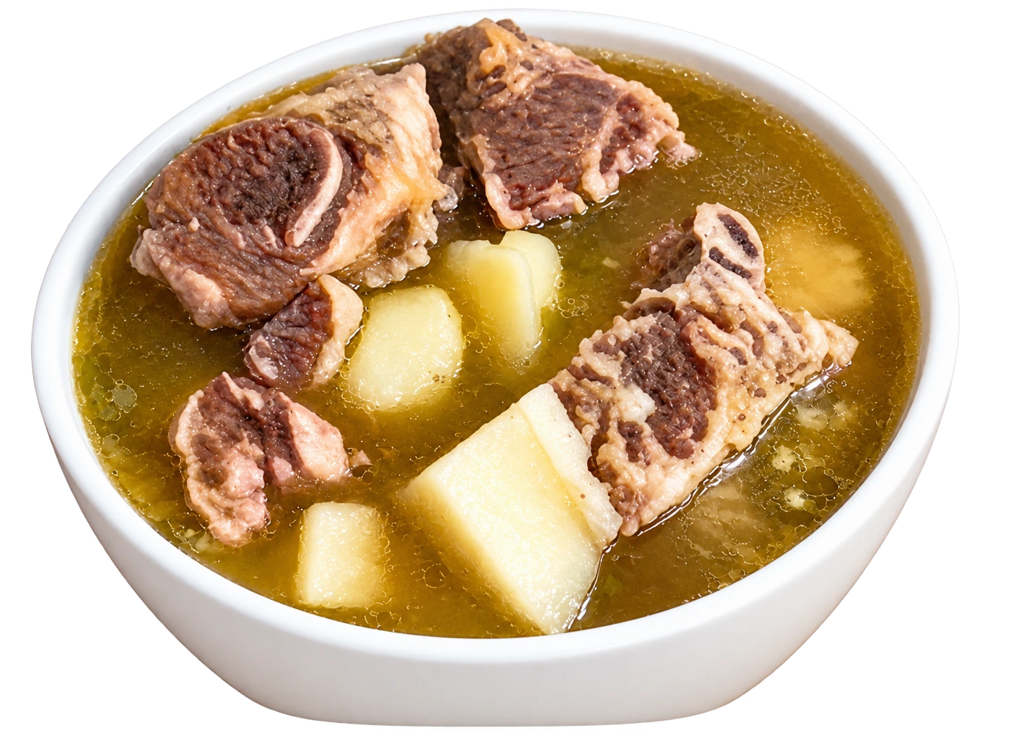 Caldo con costilla