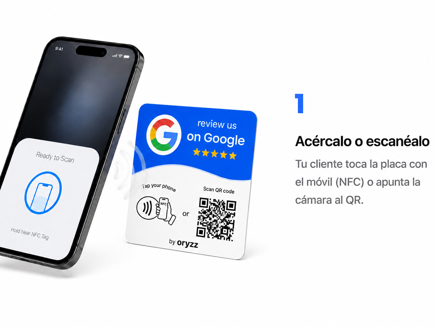 Paso 1: acércalo o escanéalo